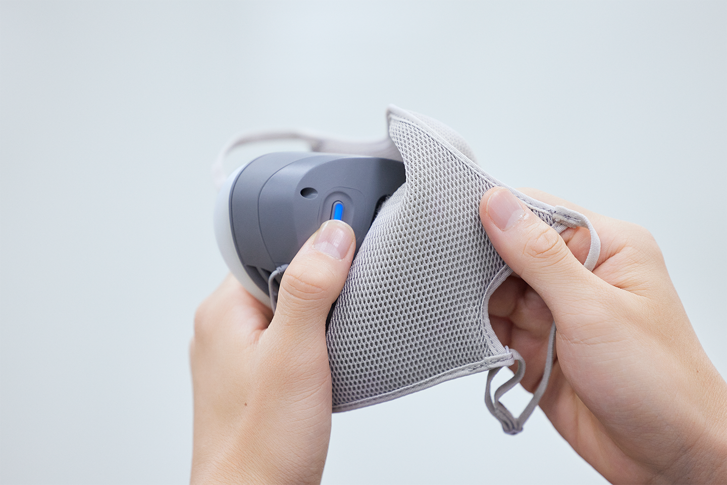 装着型減音デバイス Canon Privacy Talk プライバシートーク キヤノン、“自分の声を減音”する装着型デバイス「Privacy Talk