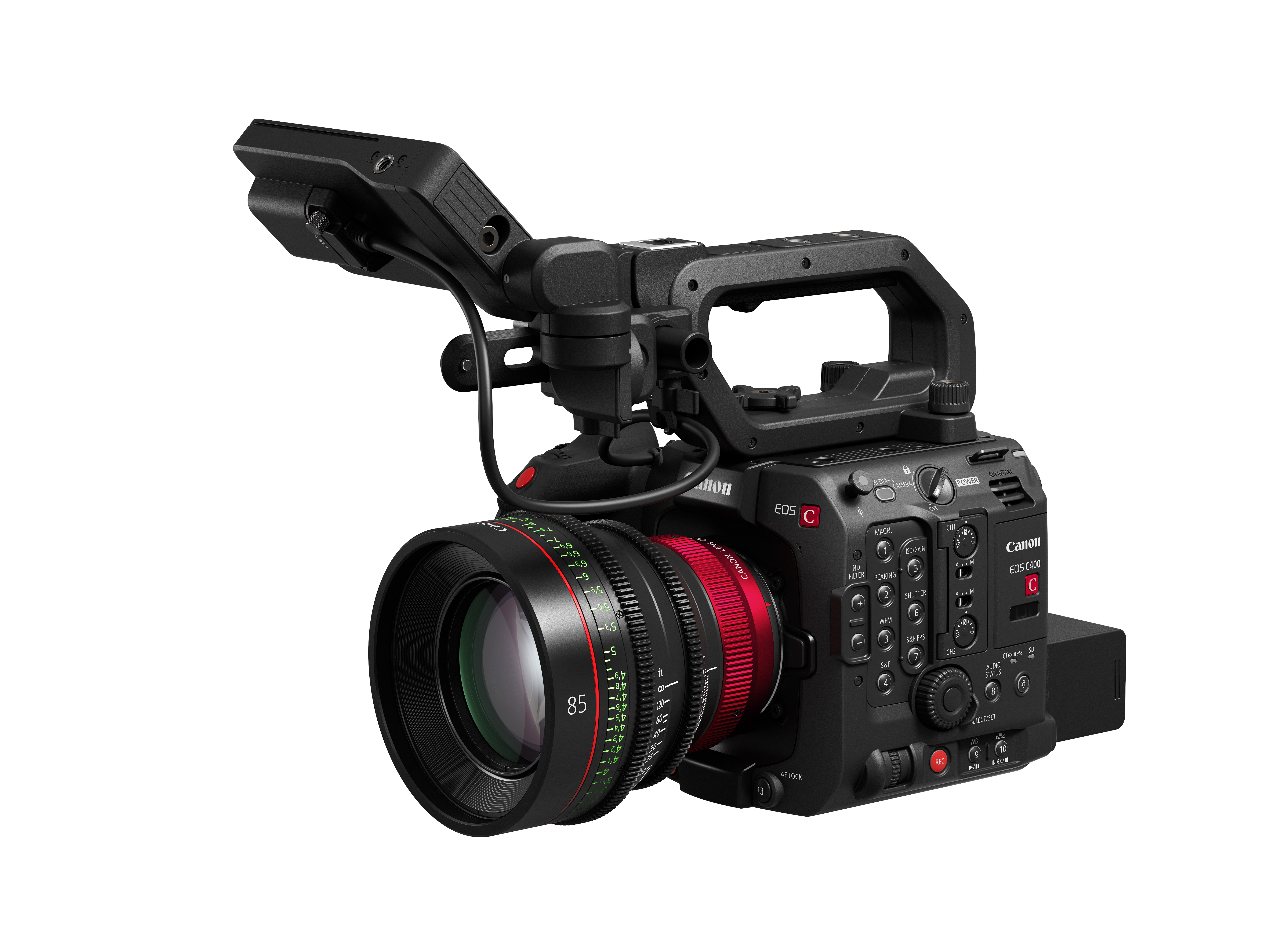 RFマウント採用のデジタルシネマカメラ“EOS C400”を発売 6Kフル