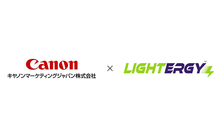 キヤノンMJ × Lightergy  ロゴ