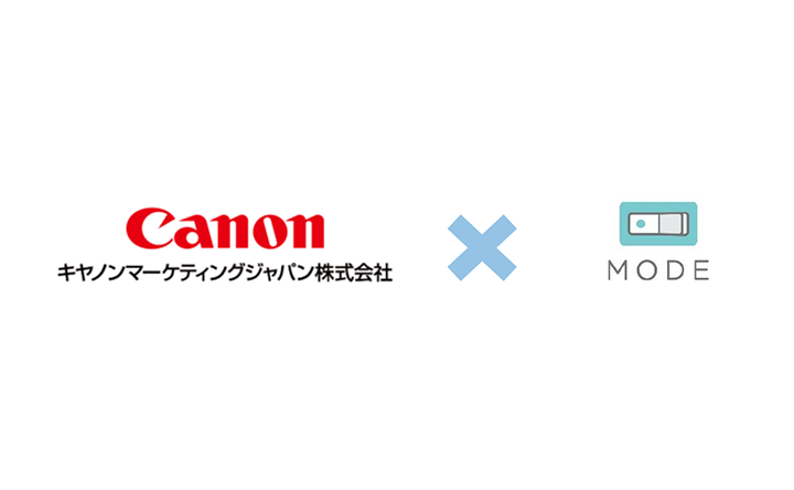 キヤノンMJ×MODEロゴ