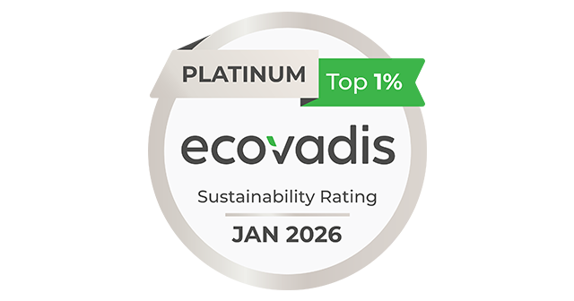 PLATINUM ecovadis Sustainability Rating