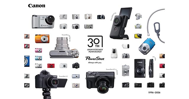 PowerShotが誕生30周年