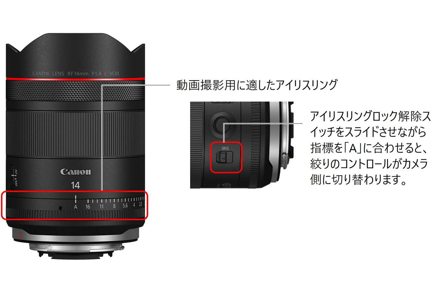 大口径超広角単焦点Lレンズ”RF14mm F1.4 L VCM”を発売 超広角・大口径