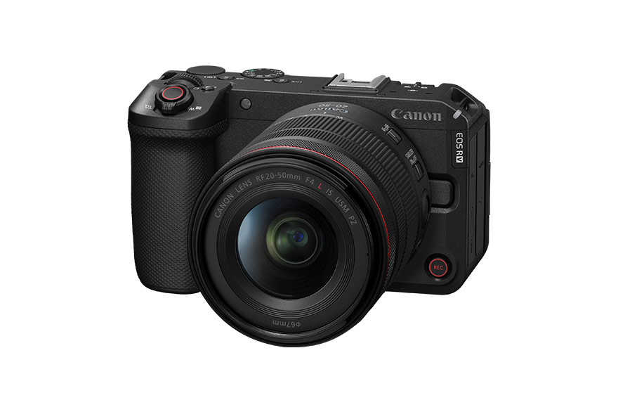EOS R6 V（RF20-50mm F4 L IS USM PZ装着時）