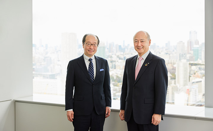 経営学者名和高司氏 キヤノンマーケティングジャパン 代表取締役足立正親