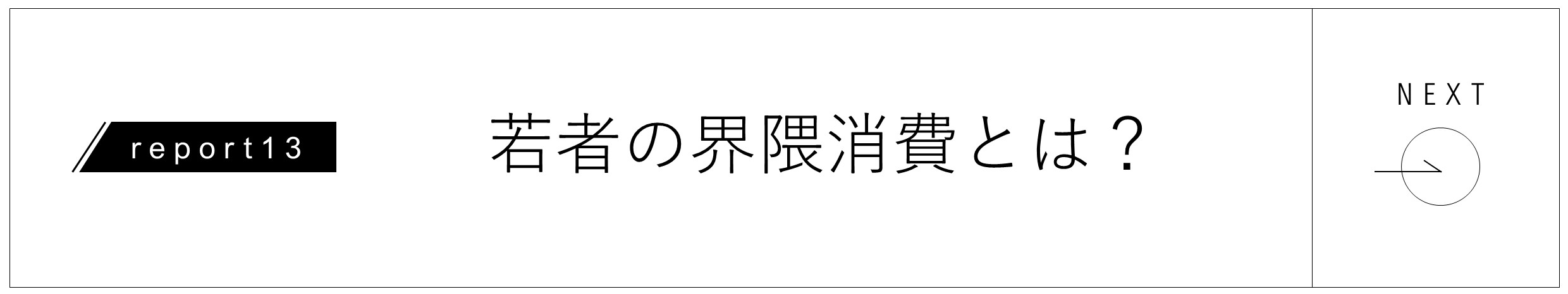 report13 若者の界隈消費とは？