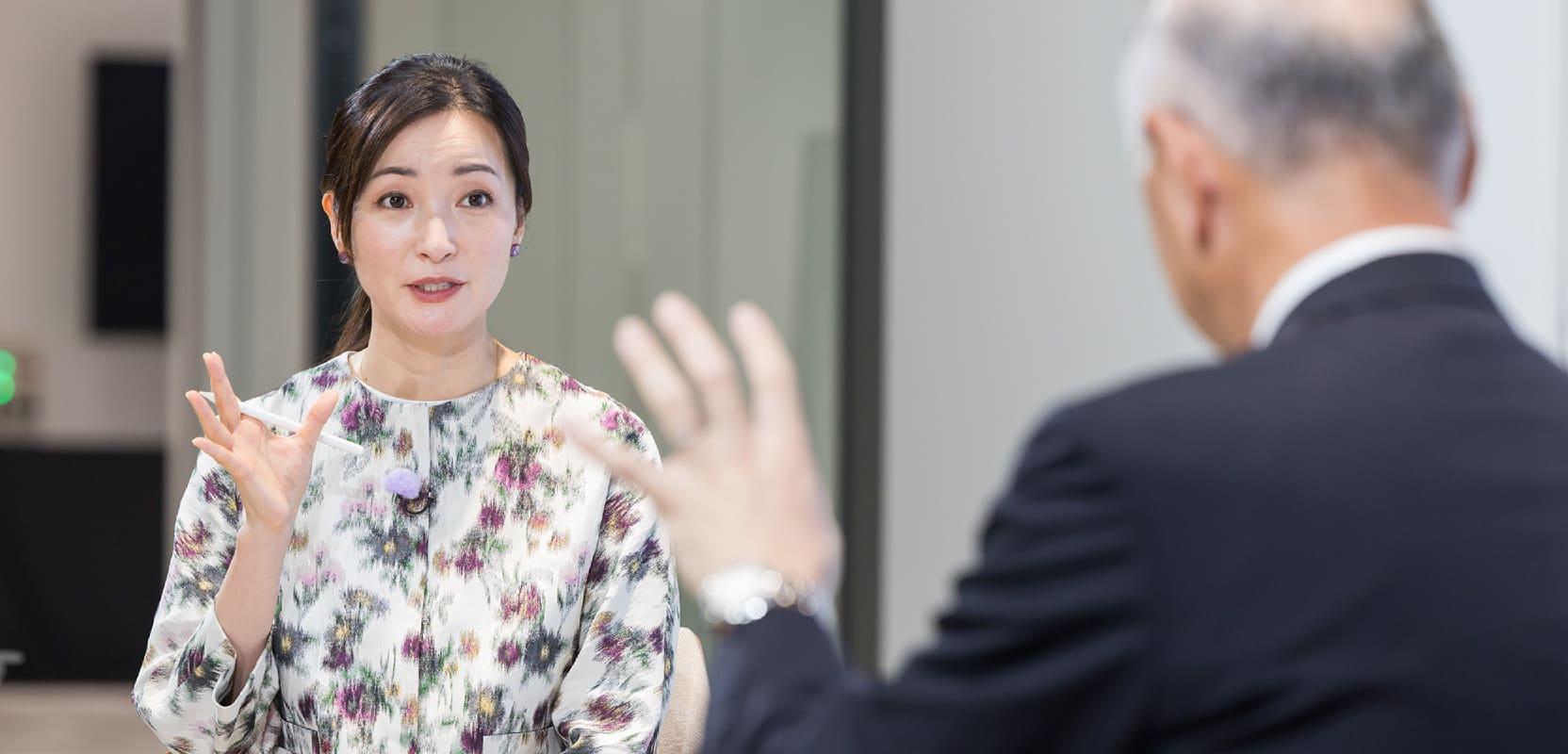 フォト:キャスター 大江 麻理子氏