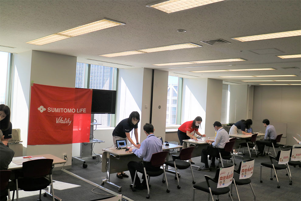 健康チェックイベントの様子1