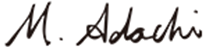 M. Adachi