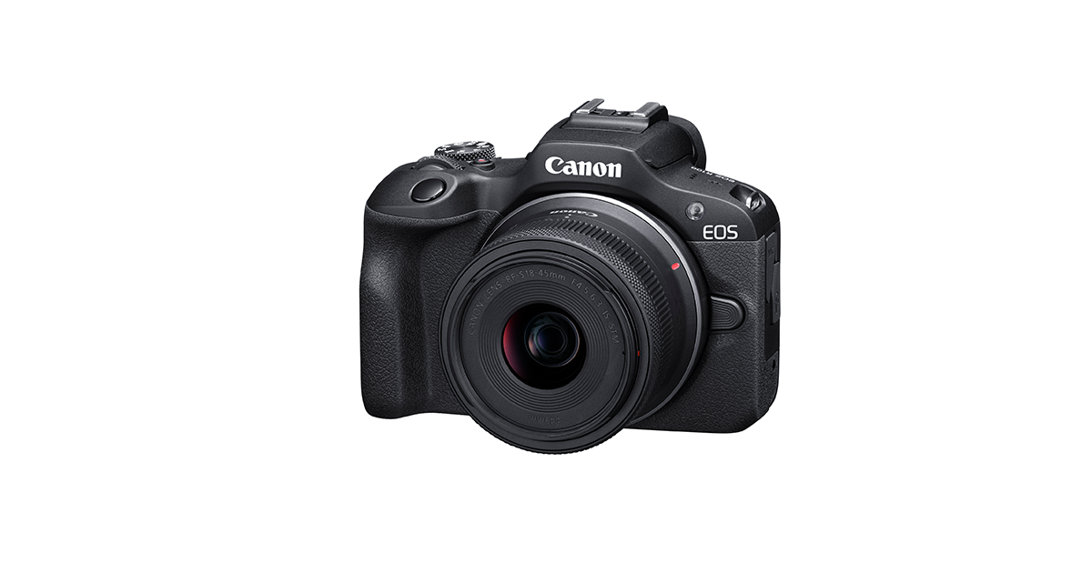 EOS R100（RF-S18-45mm F4.5-6.3 IS STM装着時）