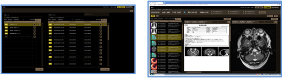 メディカル カンファレンス ポータル:システム画面イメージ