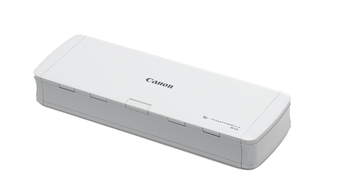 CANON　卓上スキャナー　ImageFORMULA R10 モバイルドキュメントスキャナー“imageFORMULA R10”を発売｜キヤノンMJ