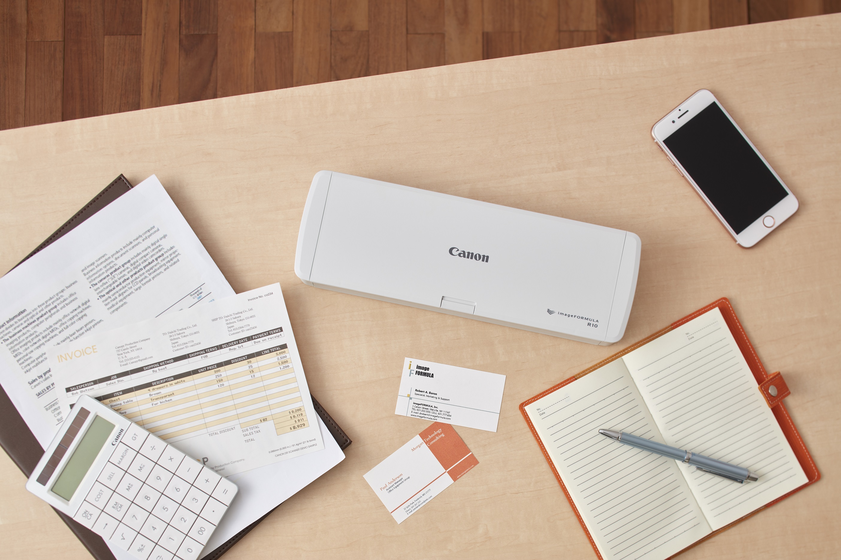モバイルドキュメントスキャナー“imageFORMULA R10”を発売｜キヤノンMJ