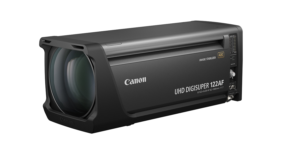 4K放送用カメラ対応122倍フィールドズームレンズにAF機能を搭載 世界