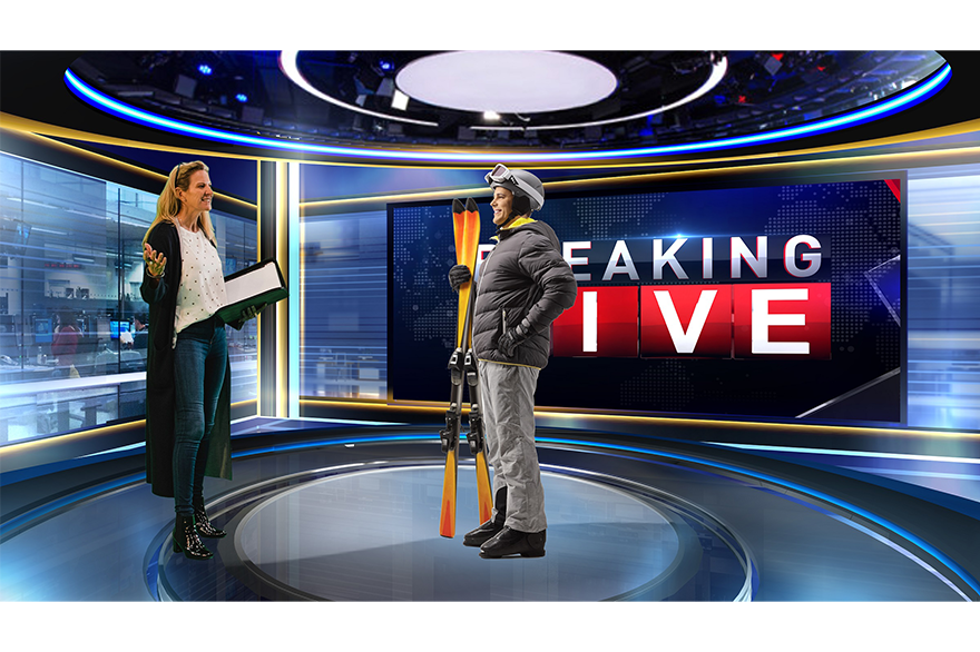 バーチャル映像を活用したイメージ画像