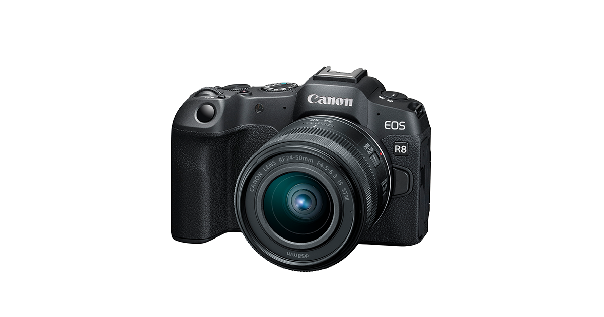 EOS R8 ＊RF24-50mm F4.5-6.3 IS STM装着時