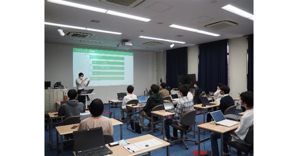 2022年10月に行った特別講義の様子